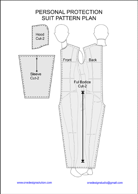 DIY Pattern Plan Personal Protection Suit